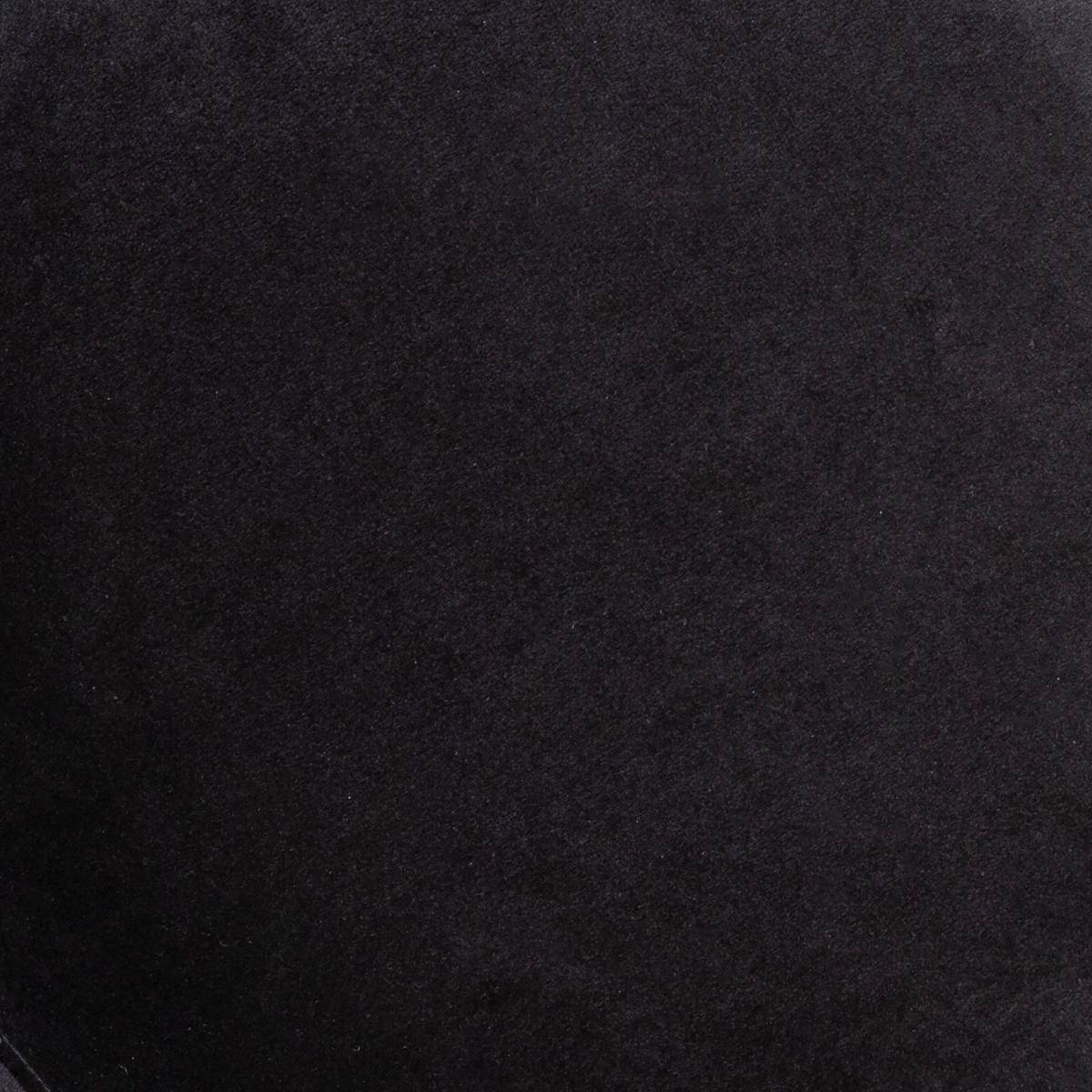 Chaise Tyka velours noir pieds dorés