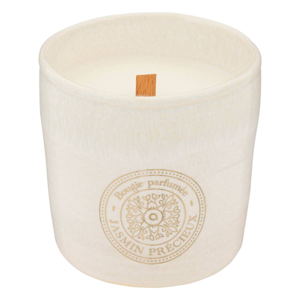 Bougie parfumée Marco 350 g pot céramique jasmin