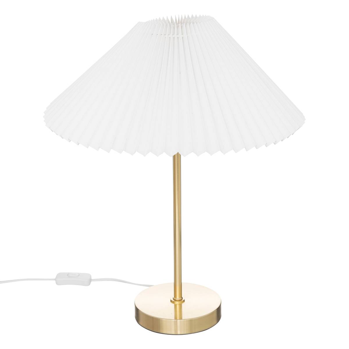 Lampe droite Jil dorée H47