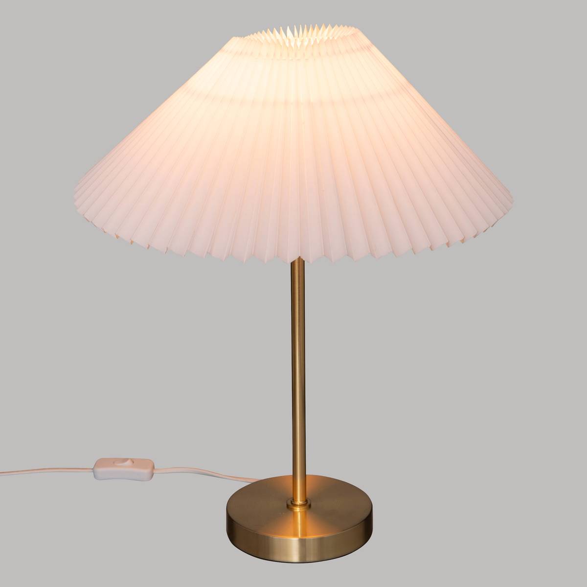 Lampe droite Jil dorée H47