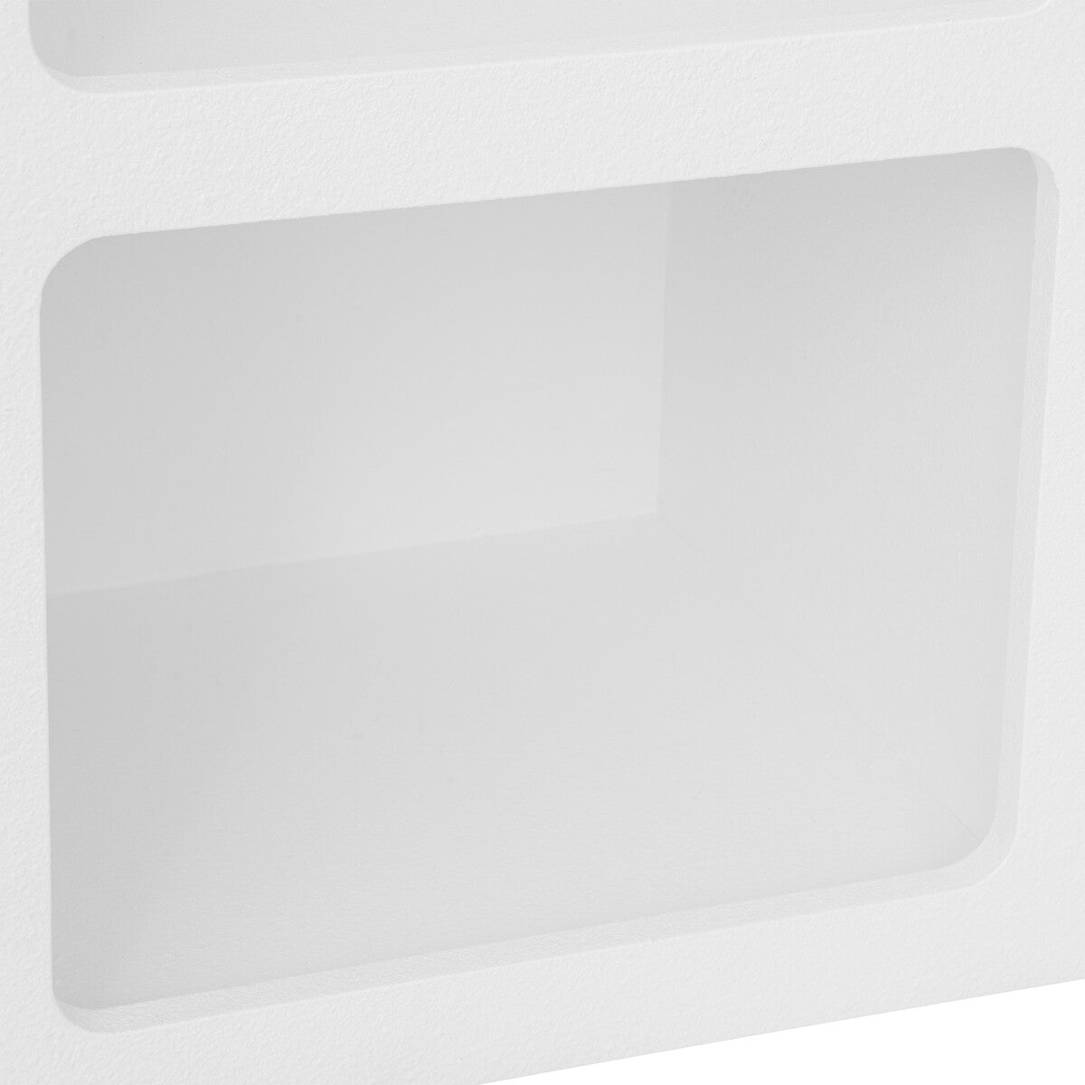 Meuble étagère 6 niches Soleya blanc