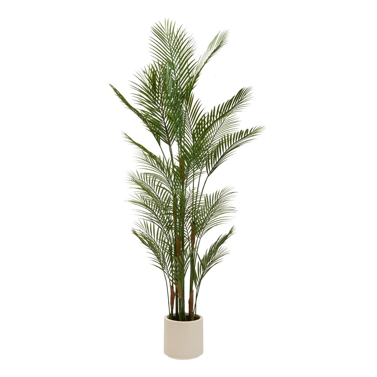 Palmier Merlo H. 180 cm pot céramique blanc