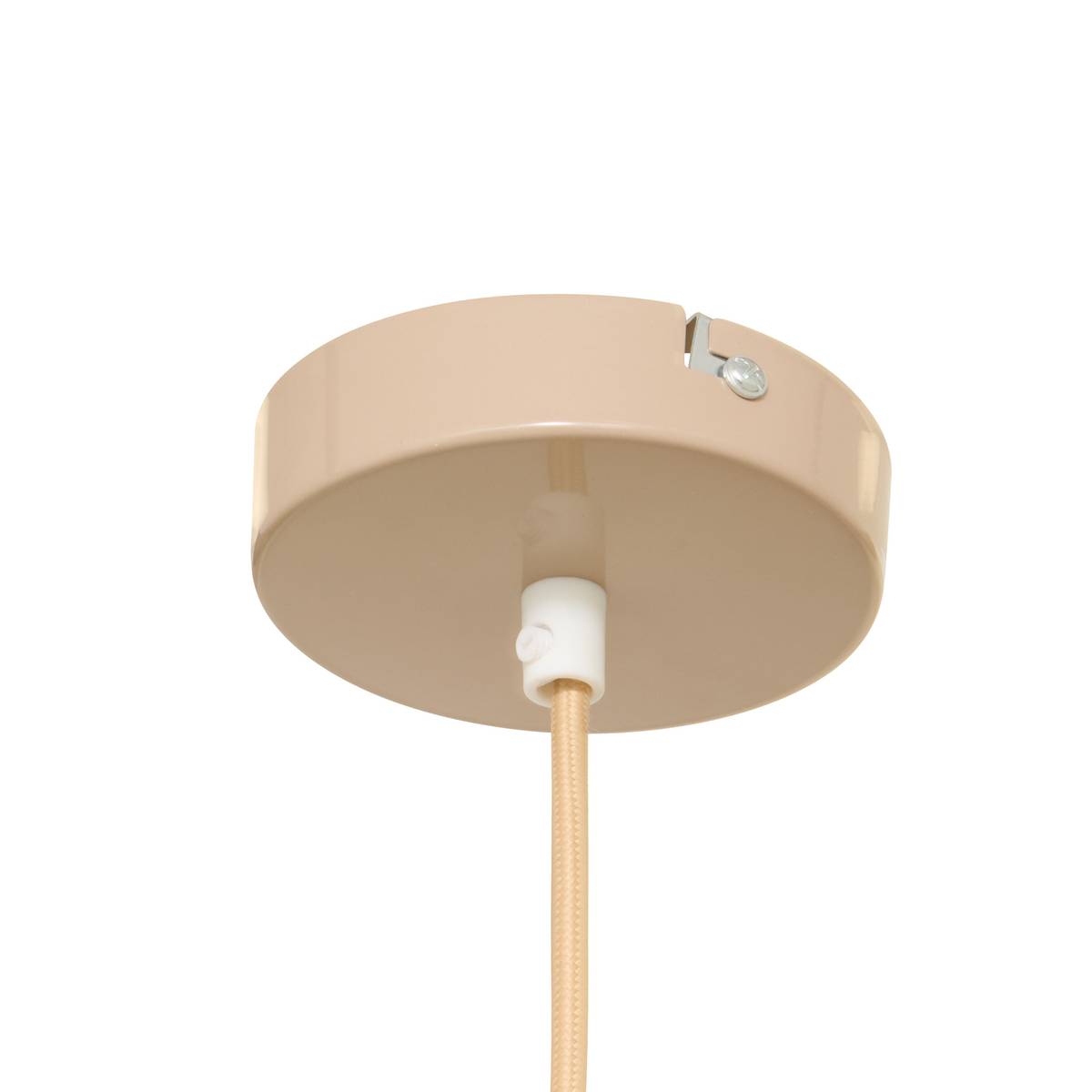 Suspension Lito Ø 22 cm métal beige