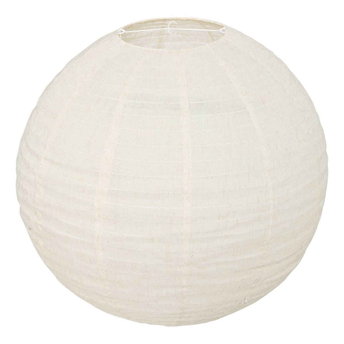 Lanterne boule Jordy Ø 57 cm lin blanc