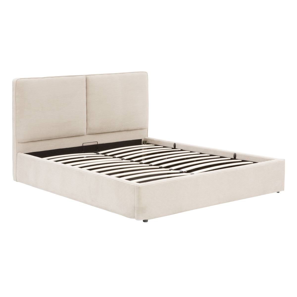Lit coffre Wonta 160 x 200 cm blanc