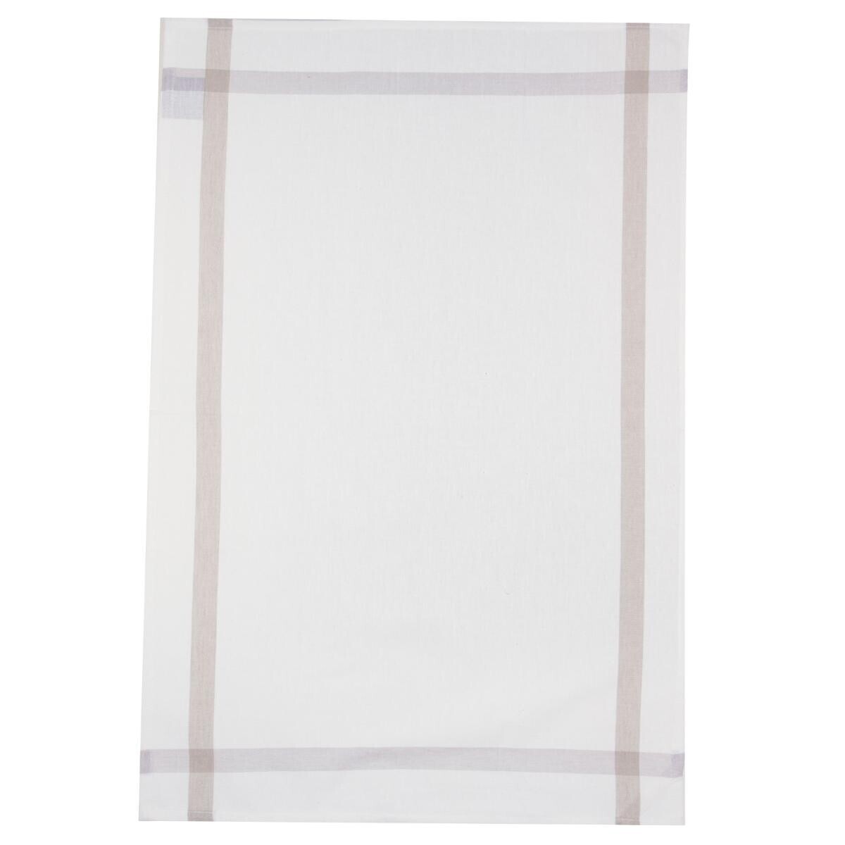 Lot de 2 torchons tradi 45 x 70 cm gris