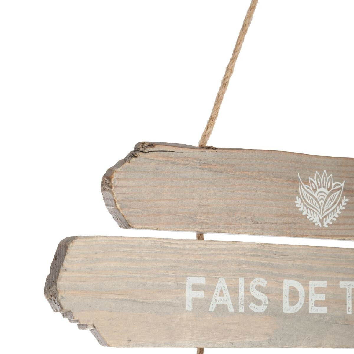 Déco murale Andy 28 x 38 cm bois assorti