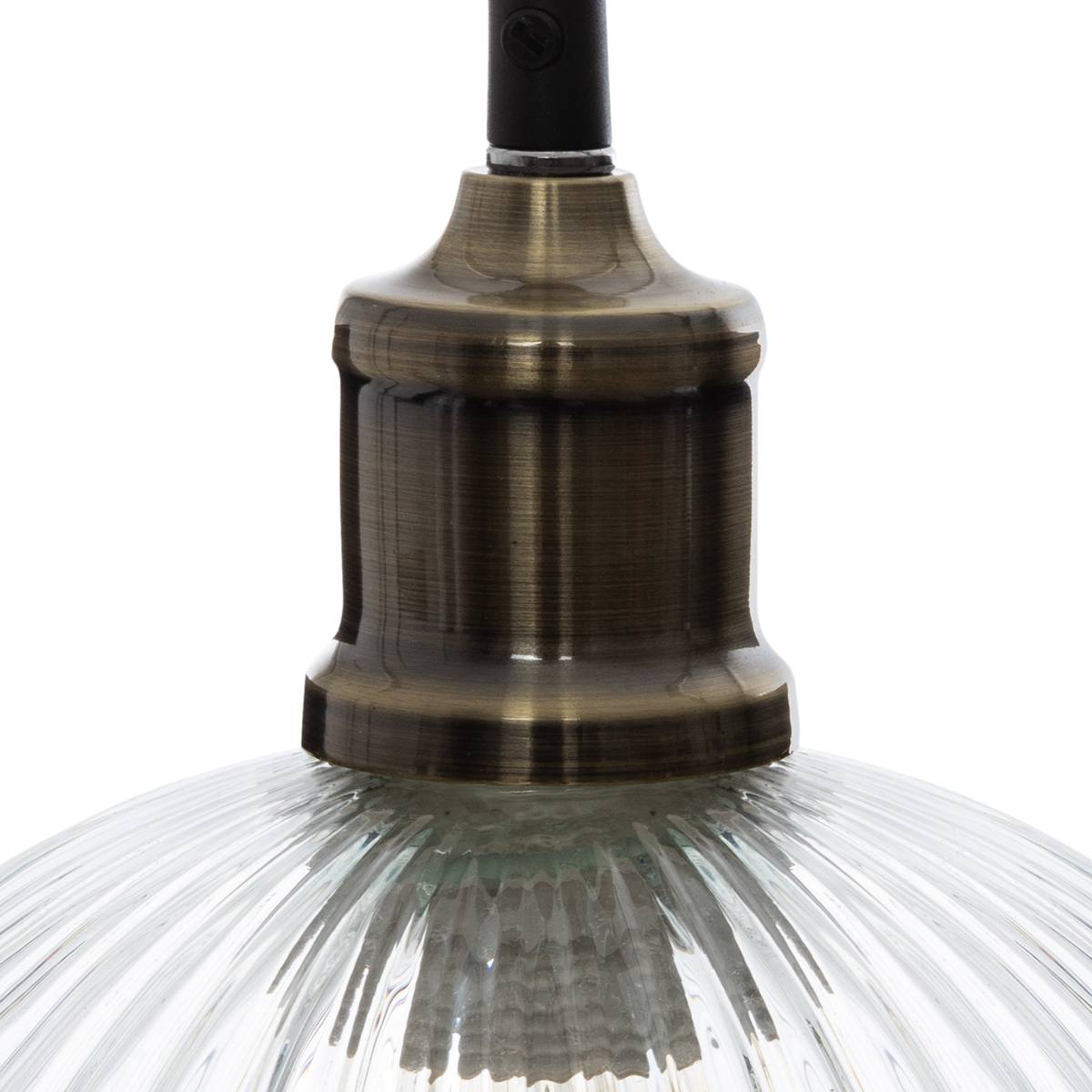 Suspension Laye diam. 20 cm verre transparent