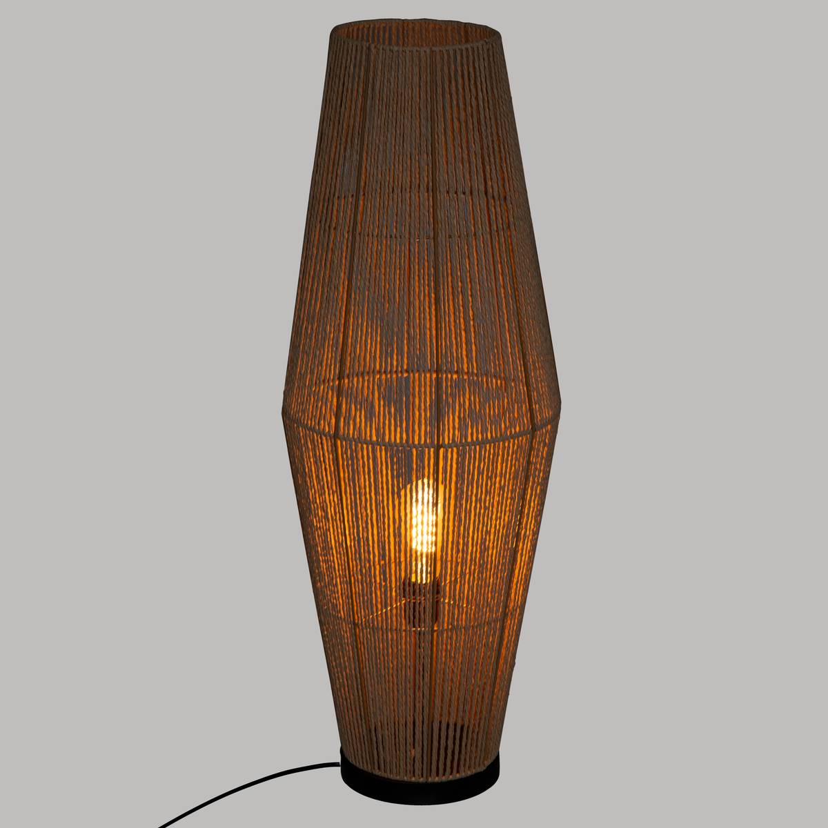 Lampadaire sans pied Aissa H. 83 cm naturel