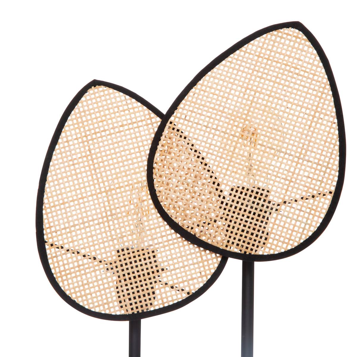 Lampe à poser Olme design haut 44 cm métal naturel