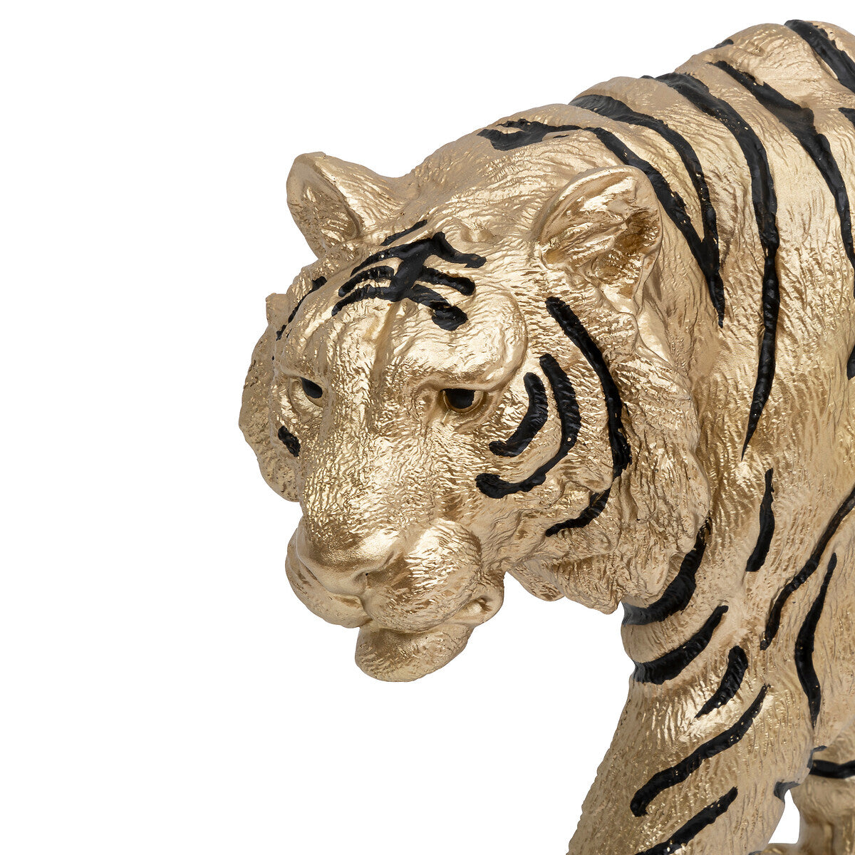 Tigre Tropical Boudoir long. 66 cm résine or