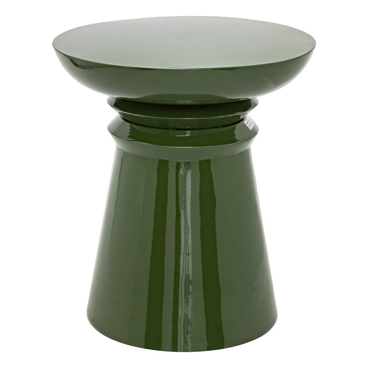 Table café totem Jaya métal vert