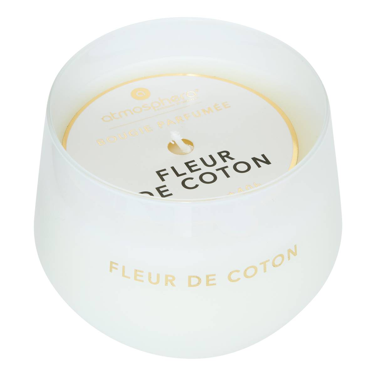 Bougie parfumée Glowy 300 g pot verre coton