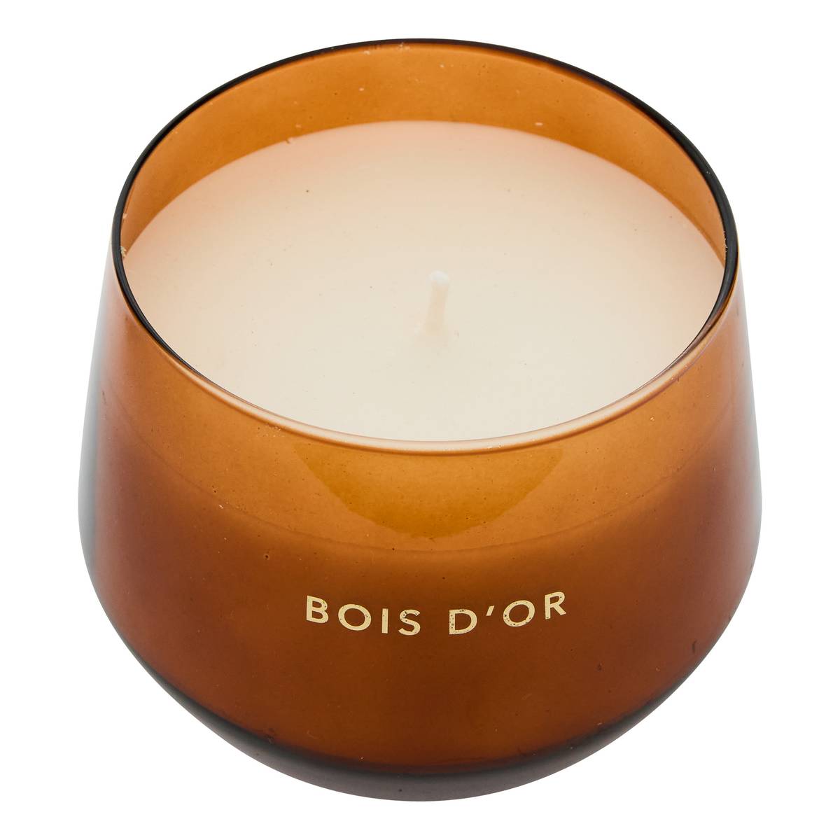Bougie parfumée Glowy 300 g pot verre boisé