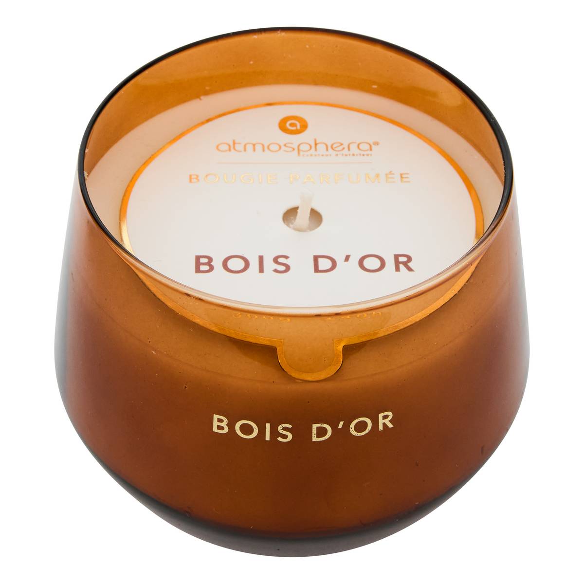 Bougie parfumée Glowy 300 g pot verre boisé