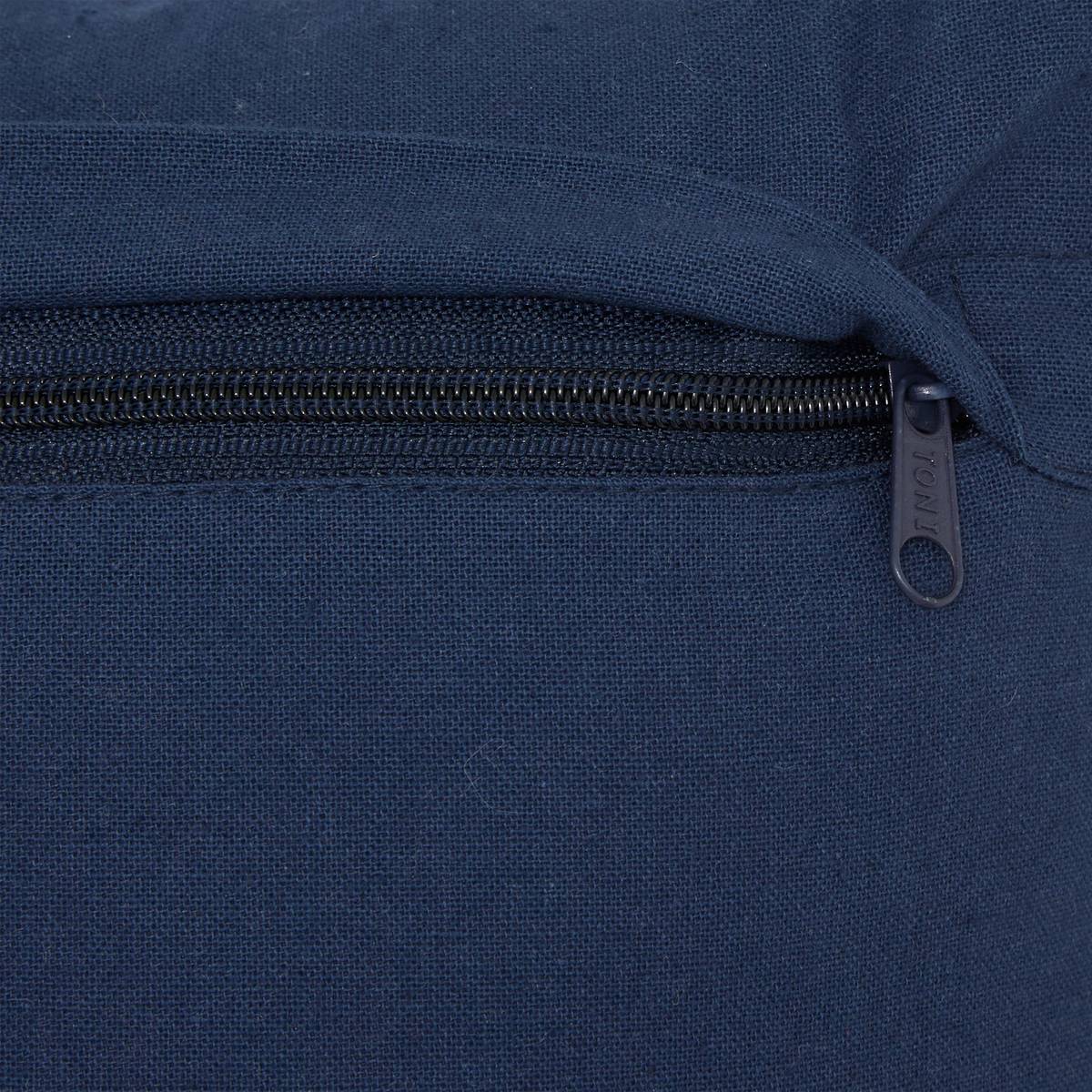 Coussin Groove 40 x 40 cm rayé bleu