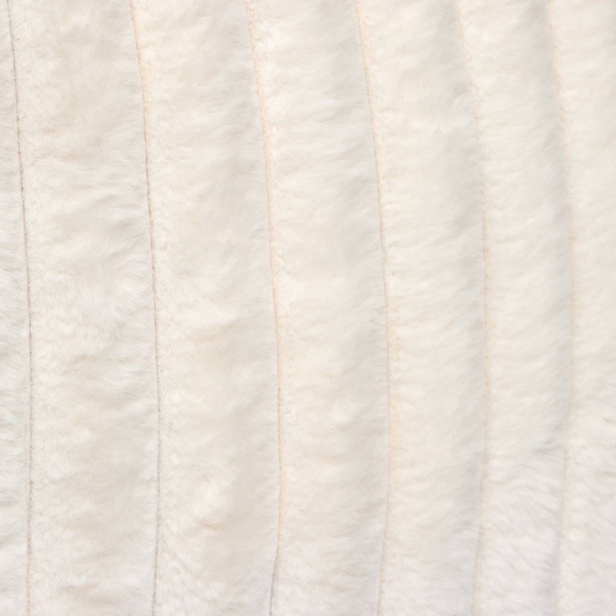 Canapé compressé mini Muzi L. 70 cm velours côtelé blanc