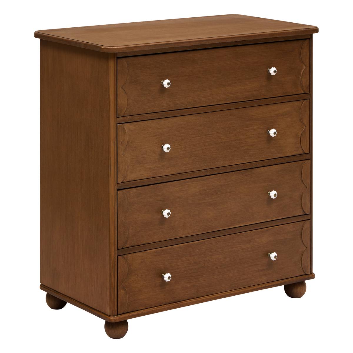 Commode 4 tiroirs Mona 80 x 45 x 85 cm pin et frêne