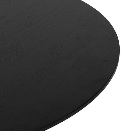Table à dîner diam 100 cm noir