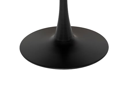 Table Chêne noir & Métal 100 x 76