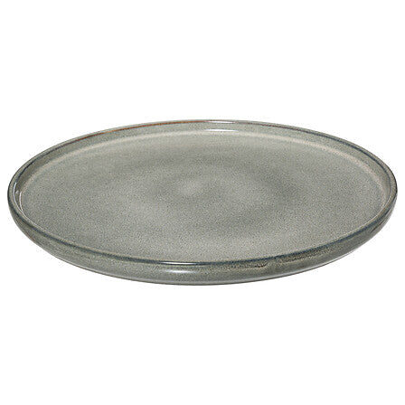Assiette plate verte