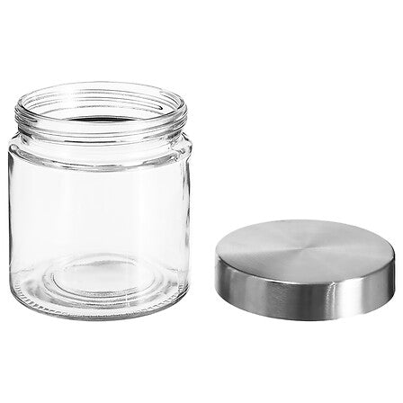 Bocal Nixo 0,75 l verre et inox
