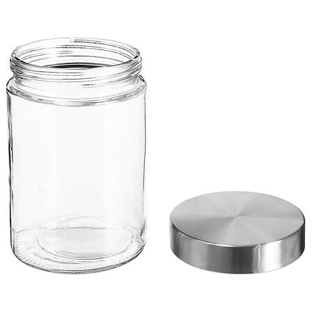 Bocal Nixo 1,2 l verre et inox
