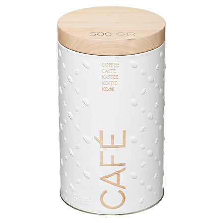 Boîte à café Scandi edition métal relief