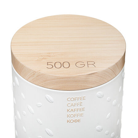 Boîte à café Scandi edition métal relief