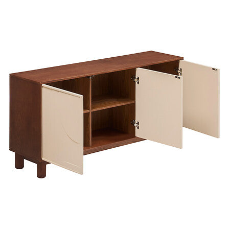 Buffet 3 portes Jilani L. 150 x P. 40 x H. 75,5 cm