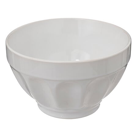 Bol à côtes blanc