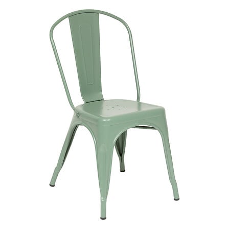 Chaise Niko métal vert olive