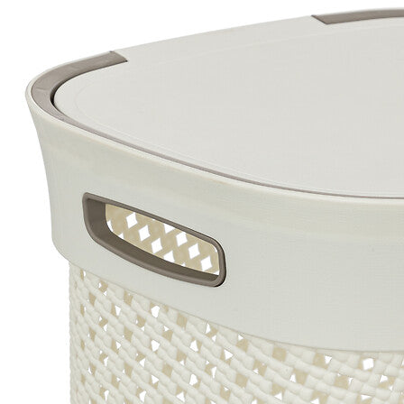 Coffre à linge Purl 60 l lin