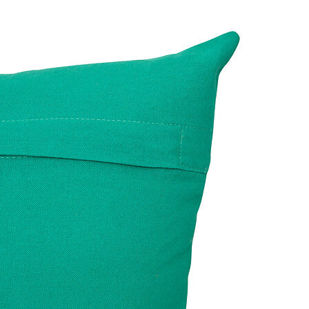 Coussin broderie 45 x 45 cm vert