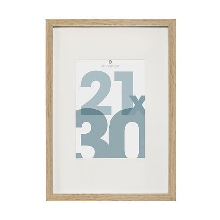 Cadre photo 21 x 30 cm naturel en display