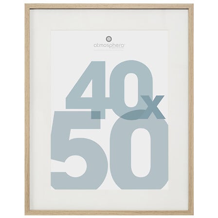Cadre photo 40 x 50 cm naturel en display