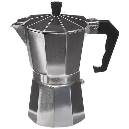 Cafetière à l'italienne 6 tasses silver