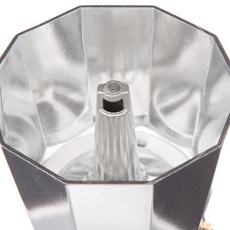 Cafetière à l'italienne 6 tasses silver