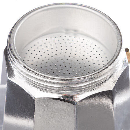 Cafetière à l'italienne 6 tasses silver