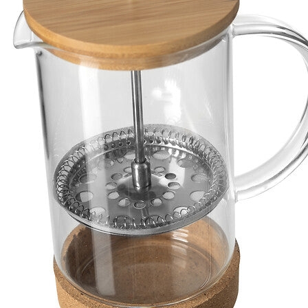 Cafetière à piston 60 cl bambou