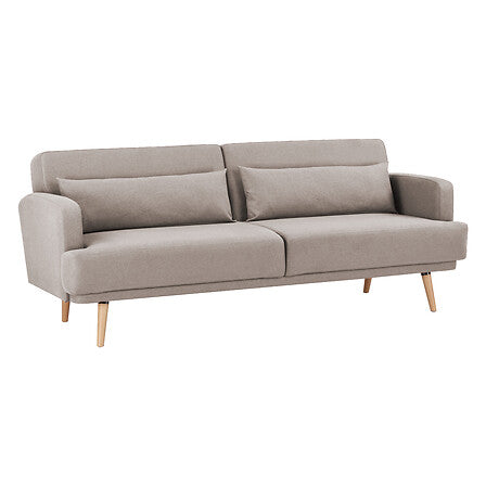 Canapé clic clac 3 places beige