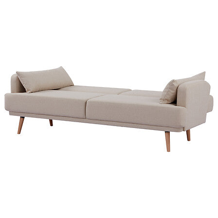 Canapé clic clac 3 places beige