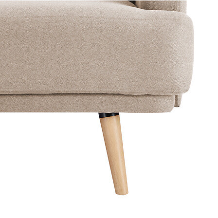 Canapé clic clac 3 places beige