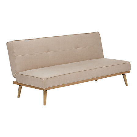 Canapé clic-clac 3 places beige