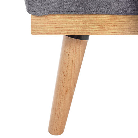 Canapé convertible gris