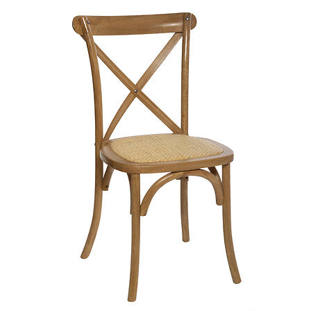 Chaise bistrot pieds chêne naturel