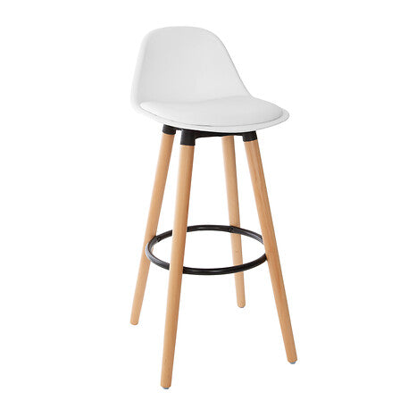 Chaise de bar PP blanc