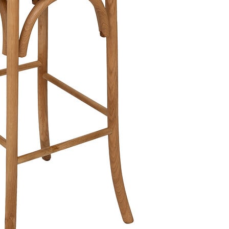 Chaise de bar haute 47 x 52 x 110 cm chêne naturel