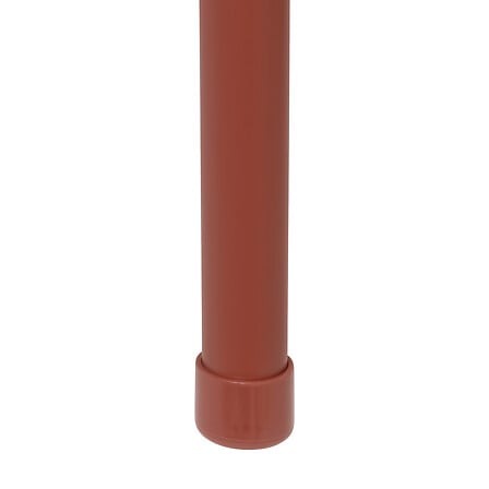 Chaise rembourrée rouge