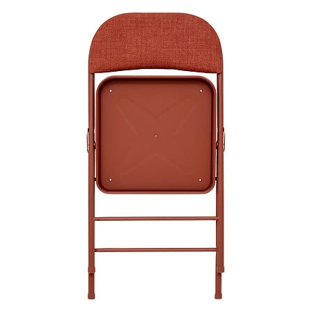Chaise rembourrée rouge